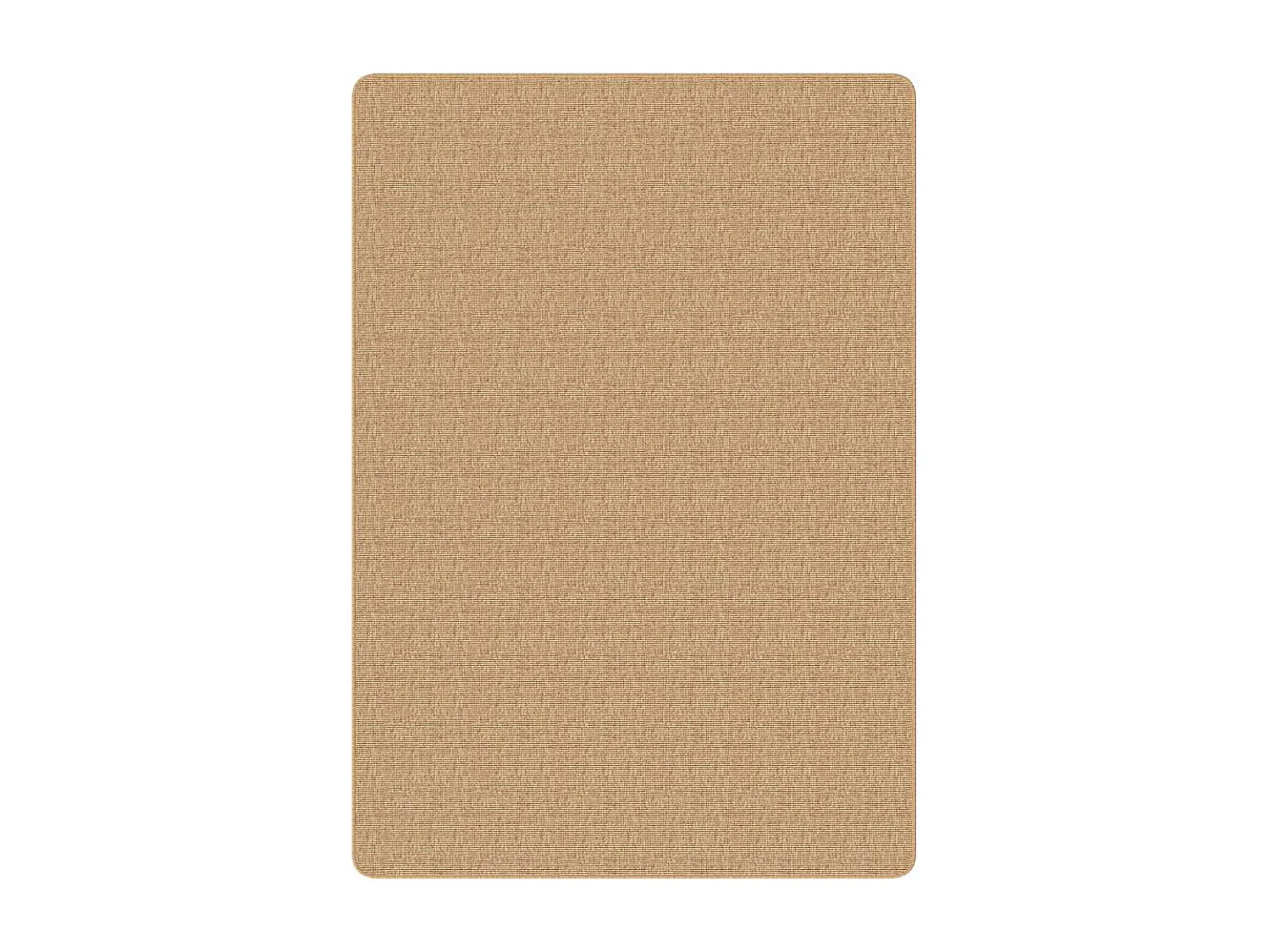 Tappeto in juta con retro in lattice 160x230 cm Naturale