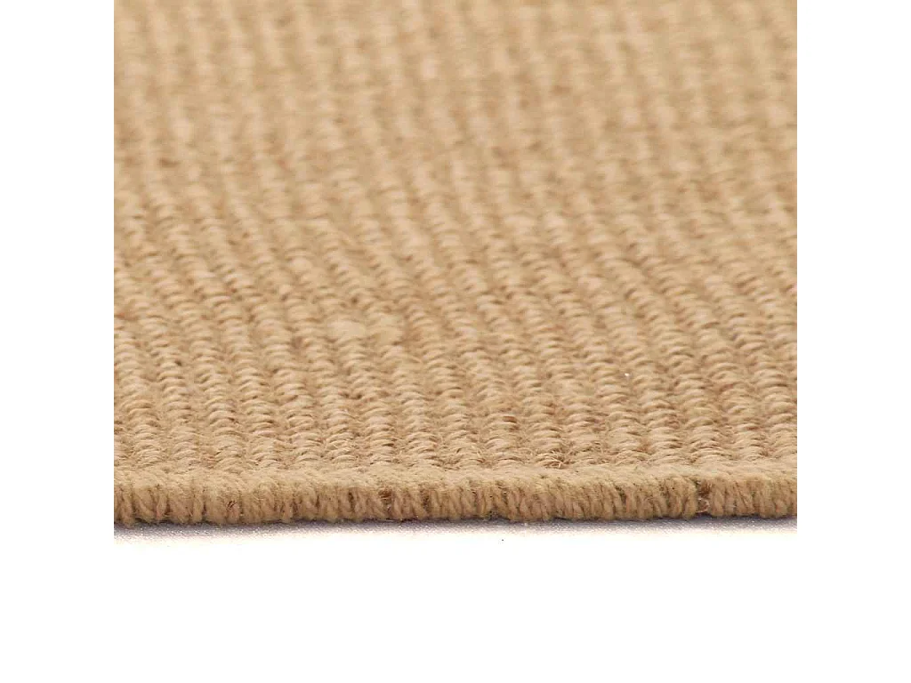 Tappeto in juta con retro in lattice 160x230 cm Naturale
