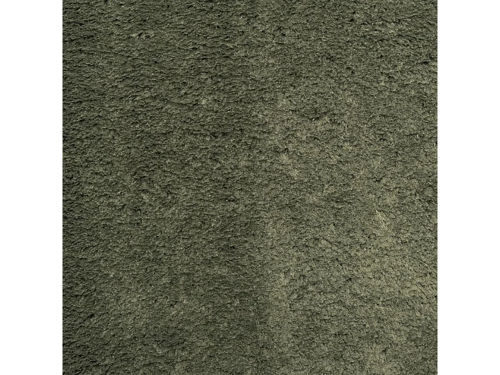 Tappeto HUARTE morbido e lavabile a pelo corto verde foresta 80x200cm