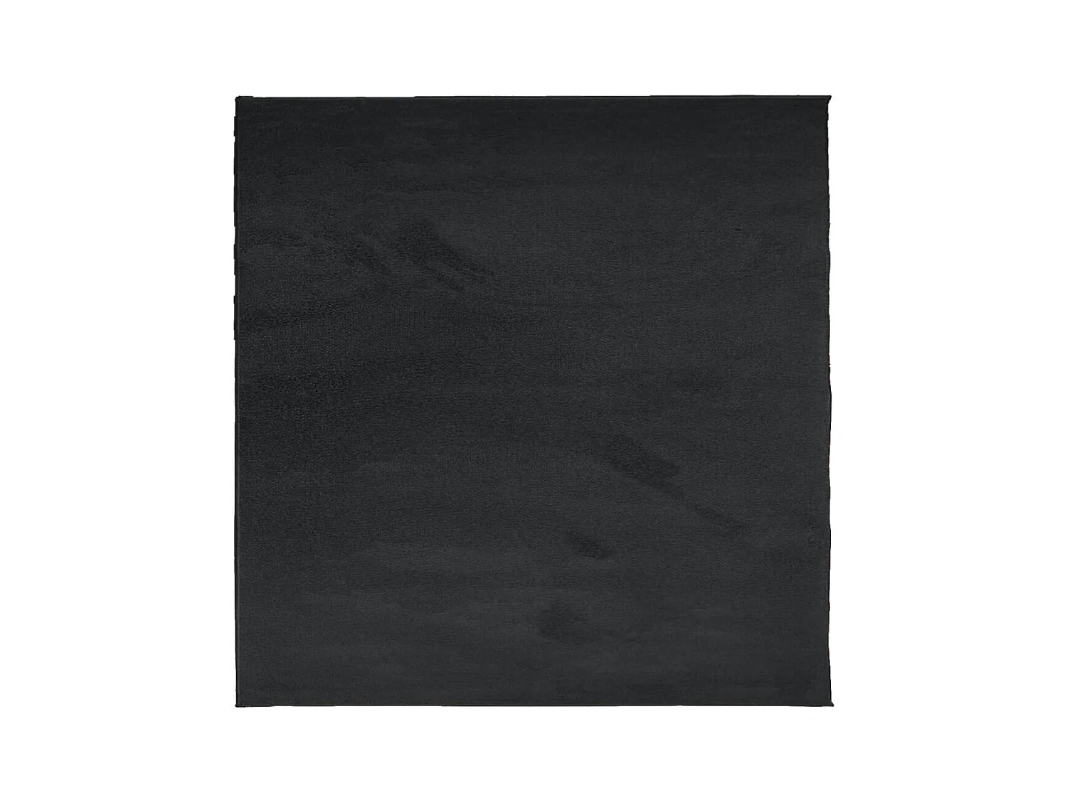 Tapis OVIEDO à poils courts noir 200x200 cm
