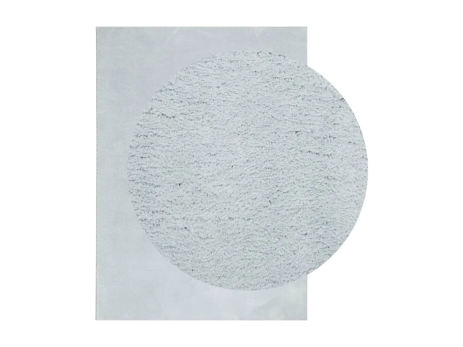 Tappeto HUARTE morbido e lavabile a pelo corto blu 200x280 cm