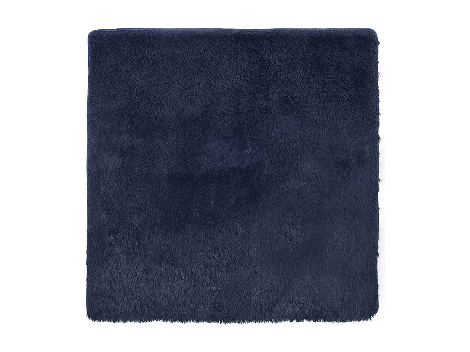Tappeto shaggy a pelo lungo blu navy NAVARRA 160x160 cm