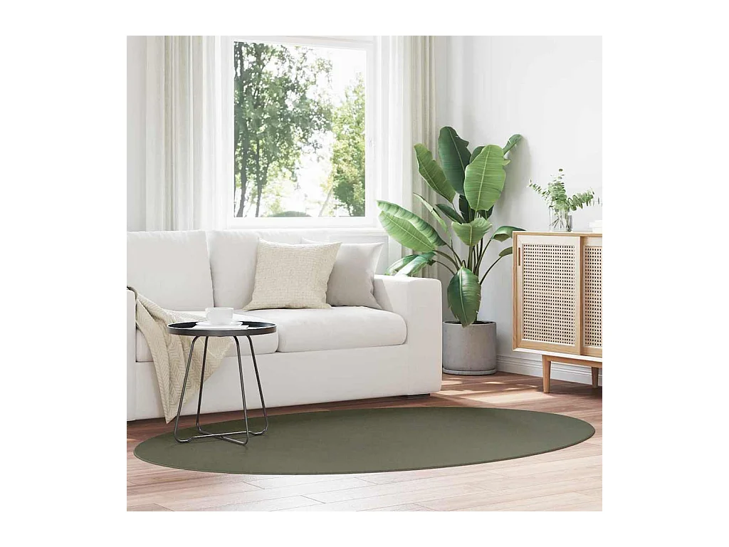 Tapis Vert forêt 140 x 200 cm Polyester