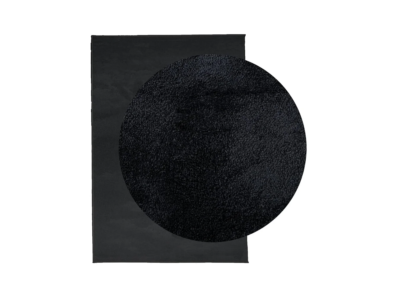 Tappeto a pelo corto OVIEDO nero 200x280 cm