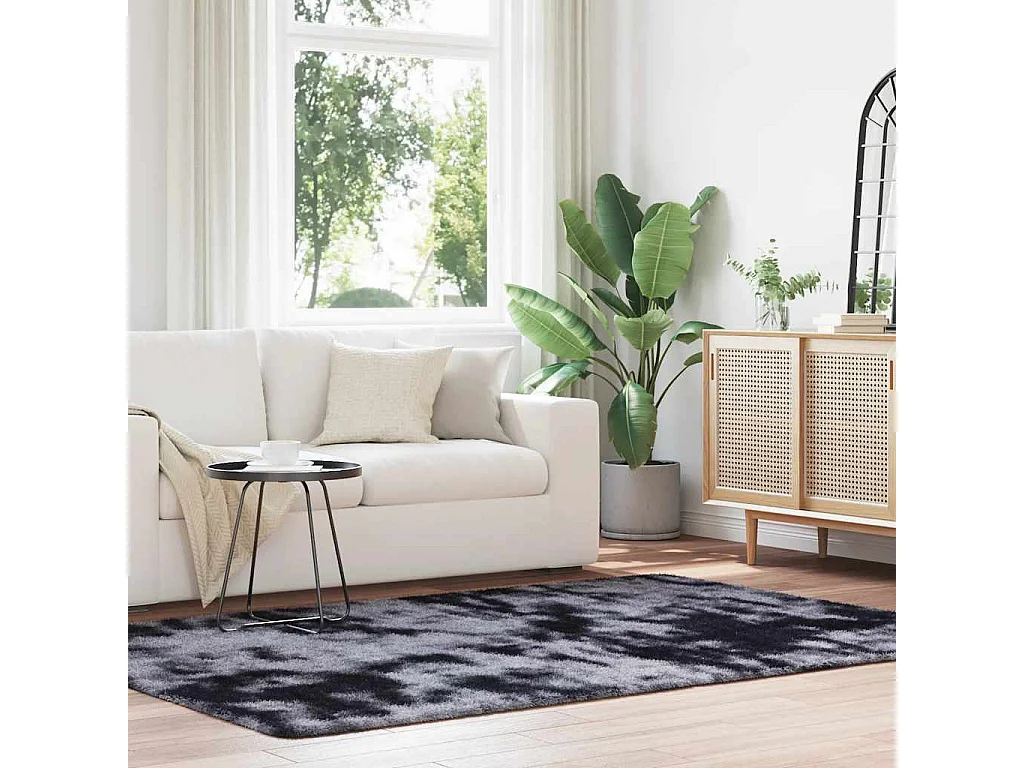 NAVARRA Shaggy Teppich Dunkelgrau 160x230 cm
