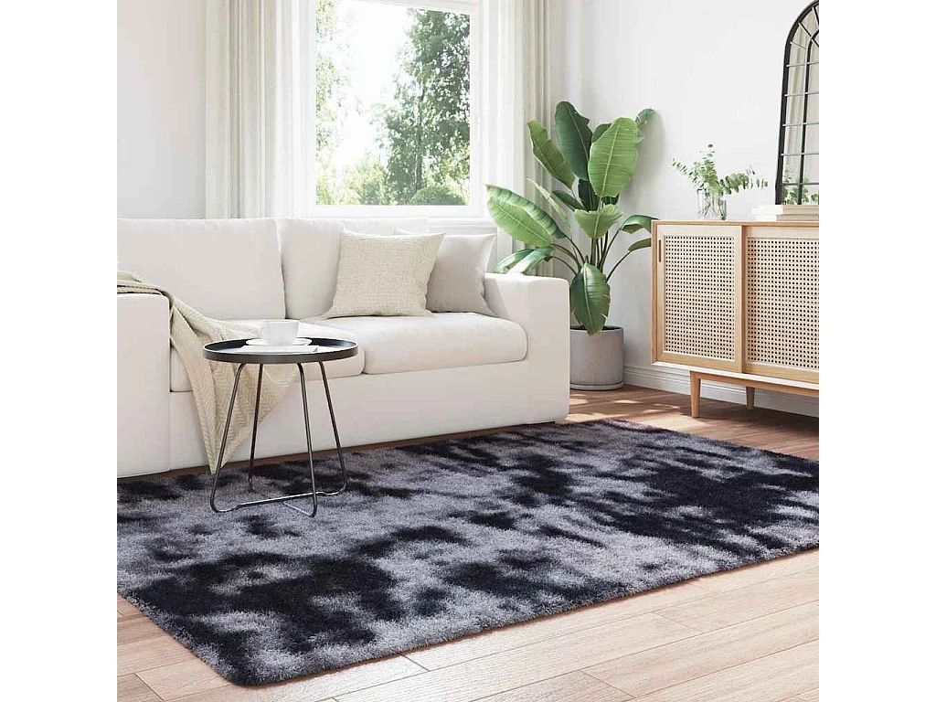 NAVARRA Shaggy Teppich Dunkelgrau 160x230 cm