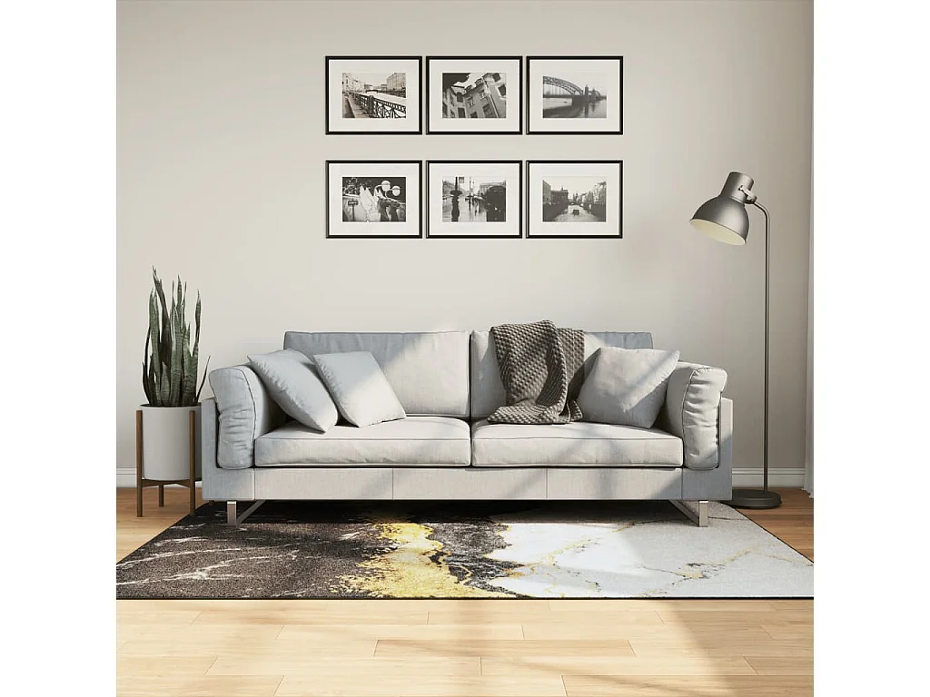 Tappeto lavabile multicolore 120x180 cm antiscivolo