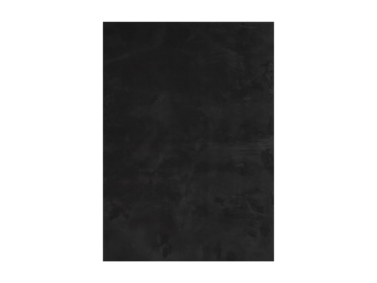 Tappeto HUARTE morbido e lavabile a pelo corto nero 120x170 cm