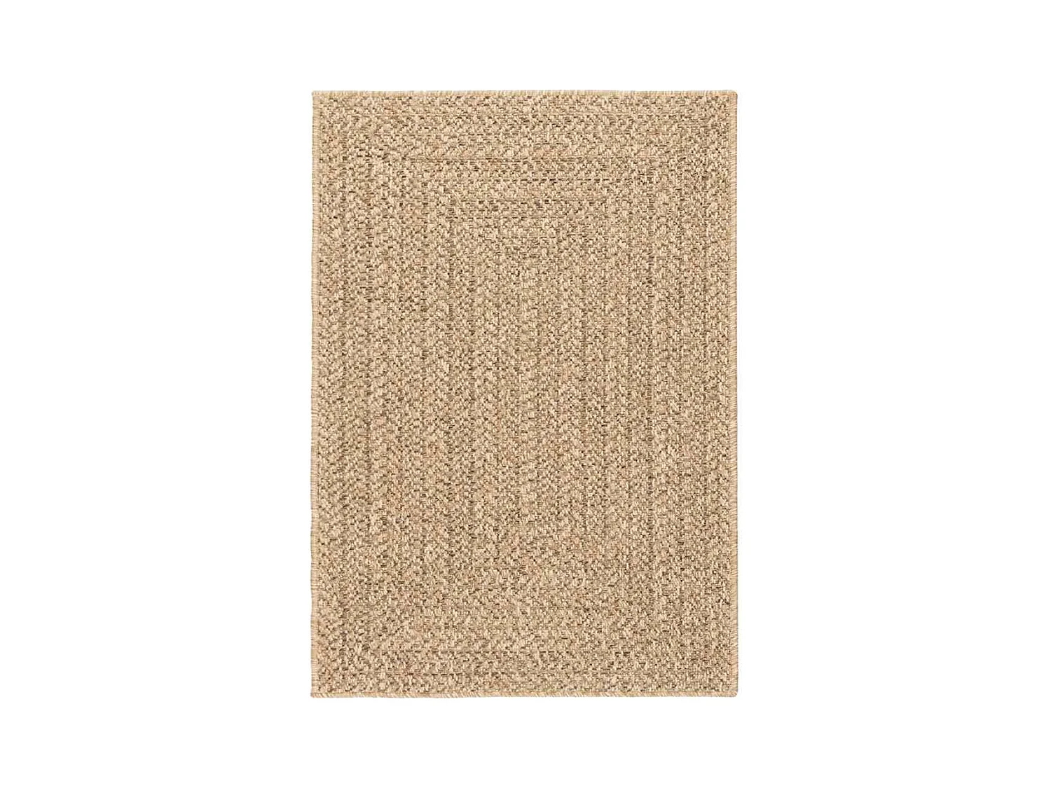 Alfombra efecto yute de 160x230 cm, para interior y exterior