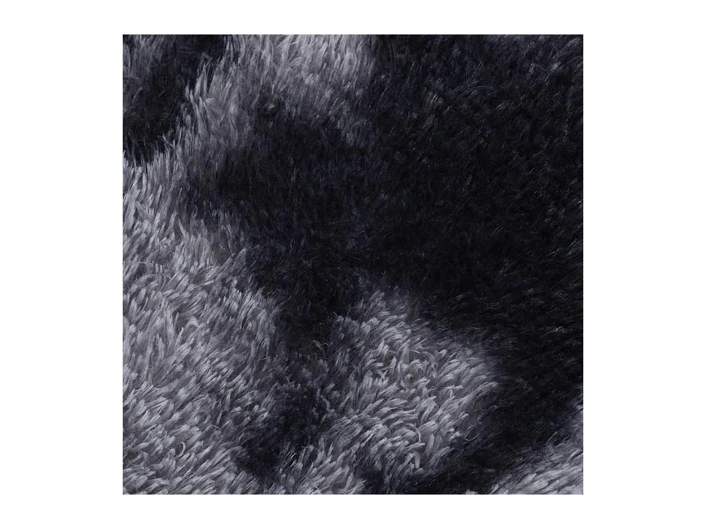 NAVARRA Shaggy Vloerkleed Donkergrijs 240x240 cm