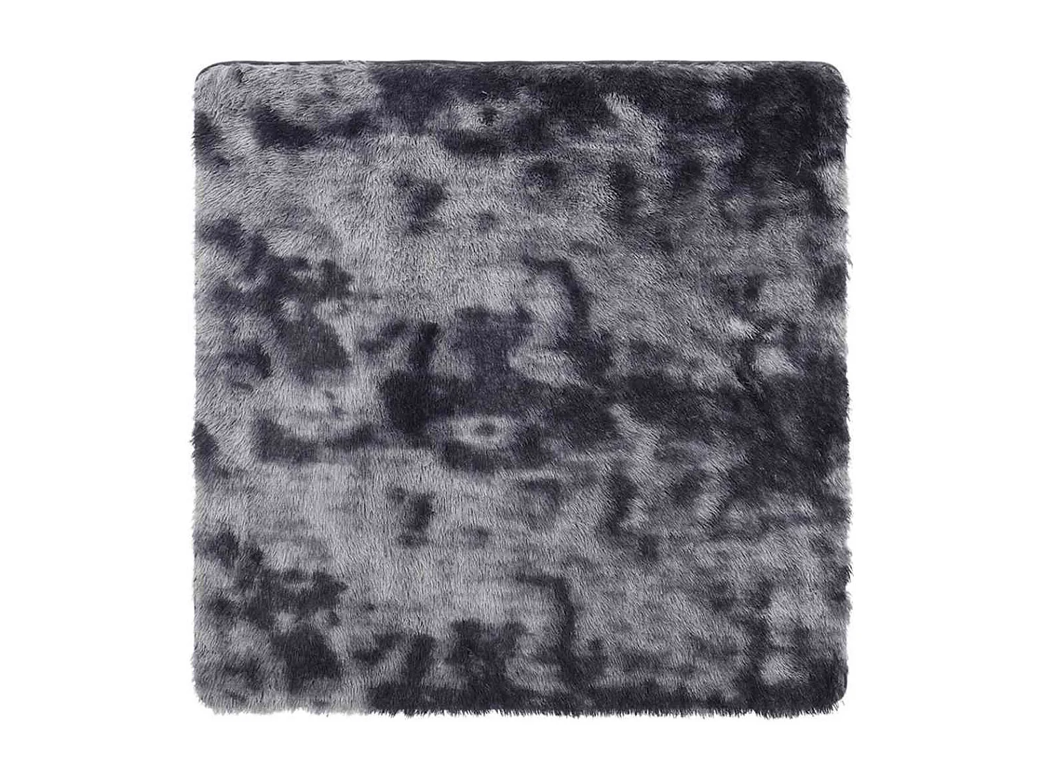 Tapis Shaggy à poils longs NAVARRA gris foncé 240x240 cm