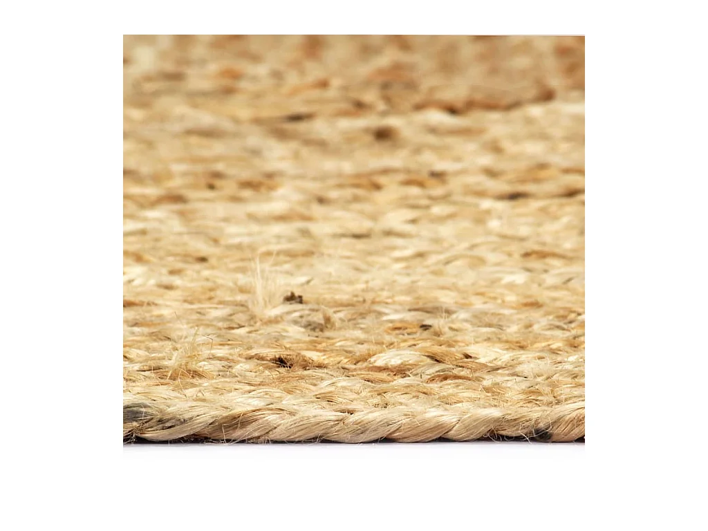Handgemaakt natuurlijk jute tapijt 80x160 cm