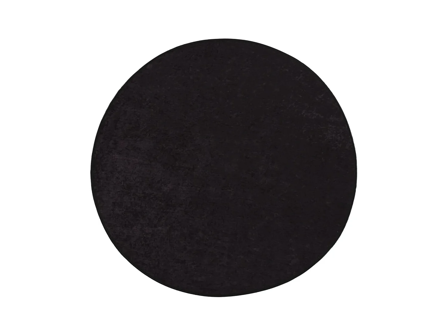 Alfombra lavable antracita Ø 200 cm antideslizante
