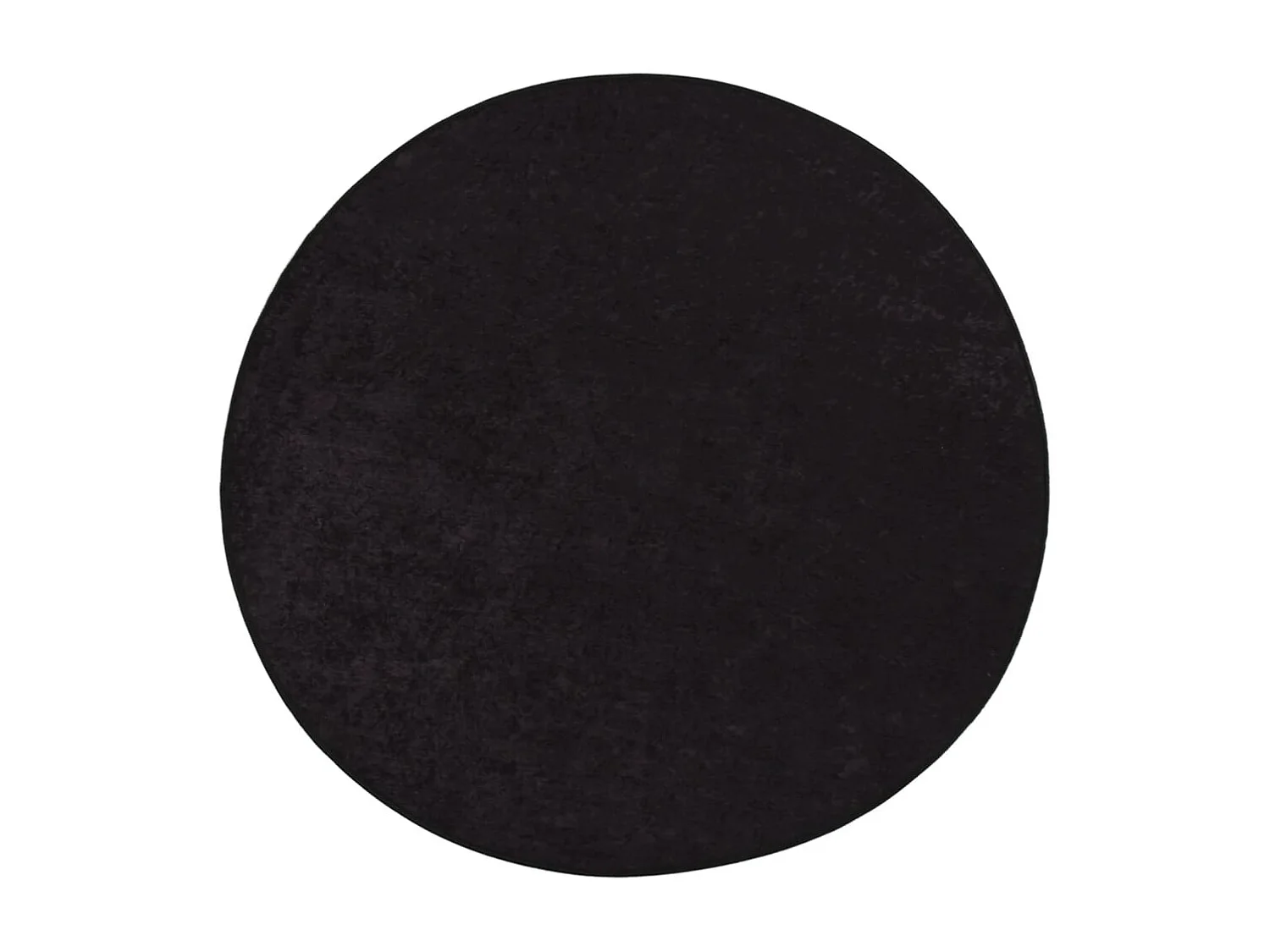 Tappeto lavabile antracite Ø 200 cm antiscivolo