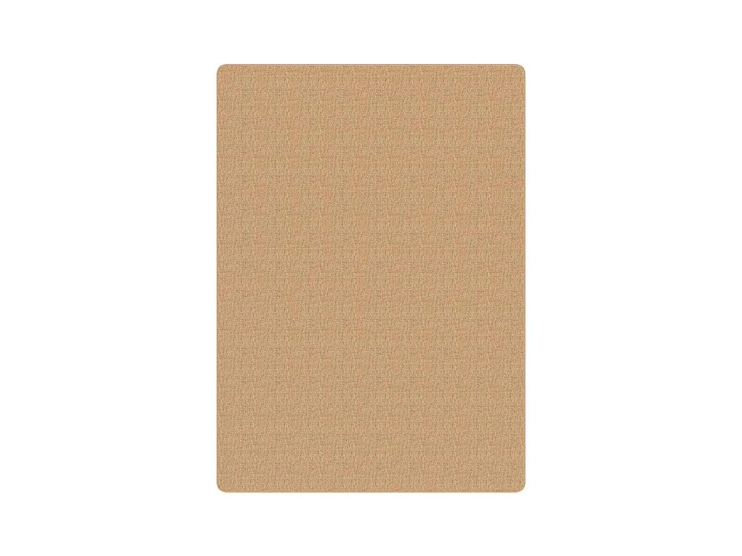 Jute vloerkleed met latex rug 120x180 cm Naturel