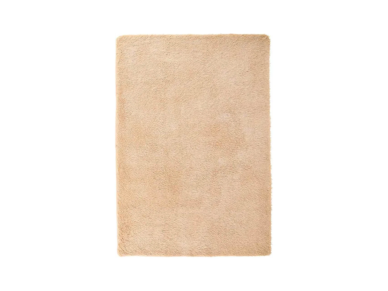Alfombra shaggy de pelo largo NAVARRA beige 120x170 cm poliéster