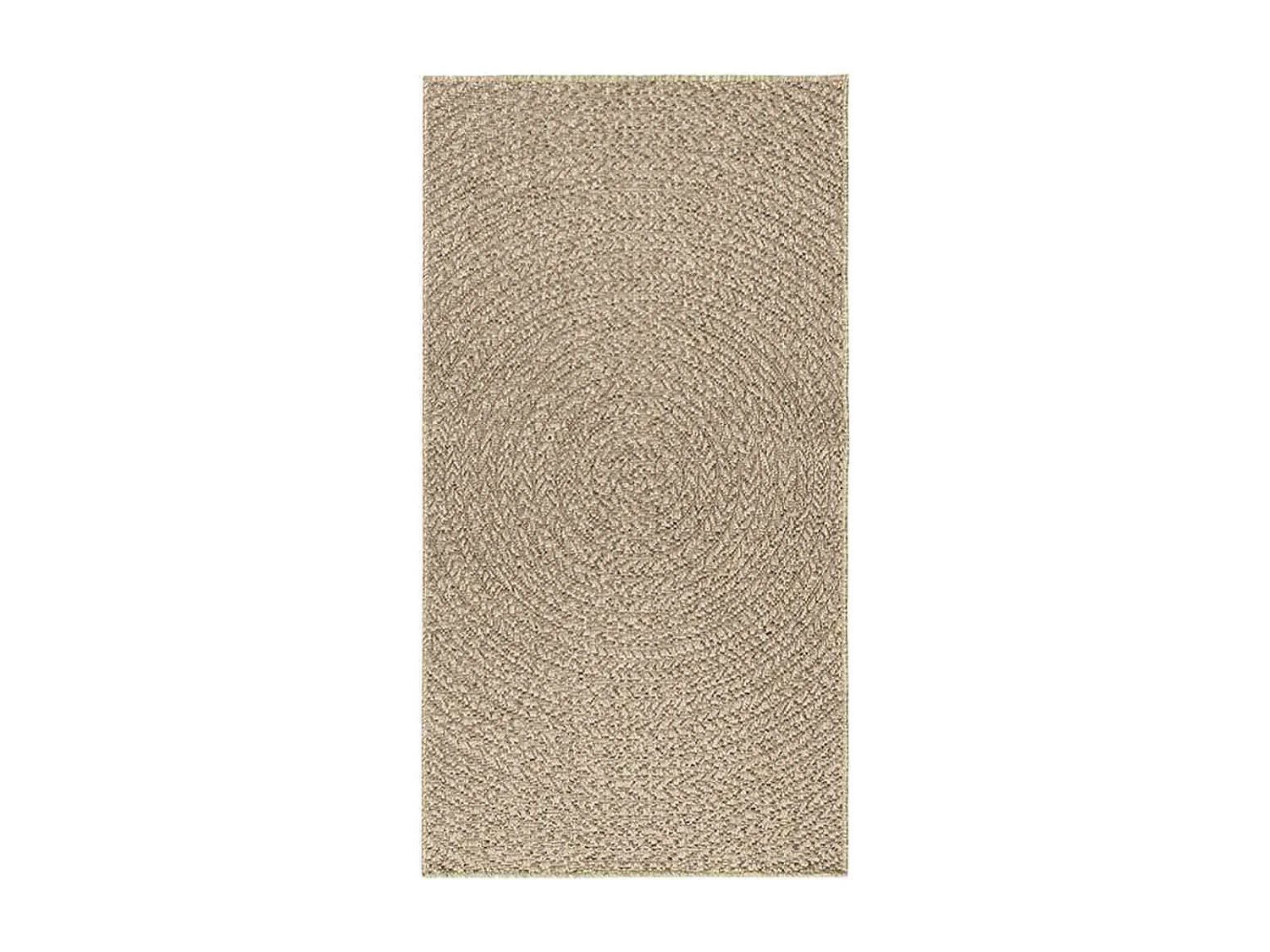 Tapis ZIZUR beige 80x150 cm aspect de jute intérieur extérieur
