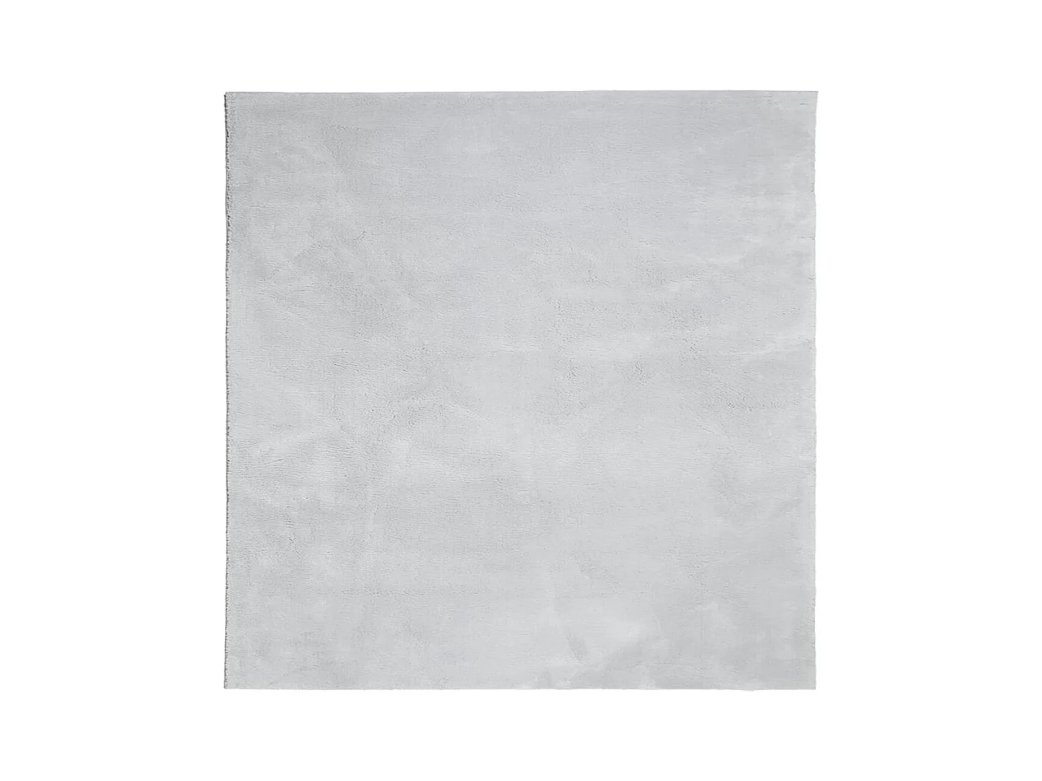 Tappeto HUARTE morbido e lavabile a pelo corto grigio 200x200 cm