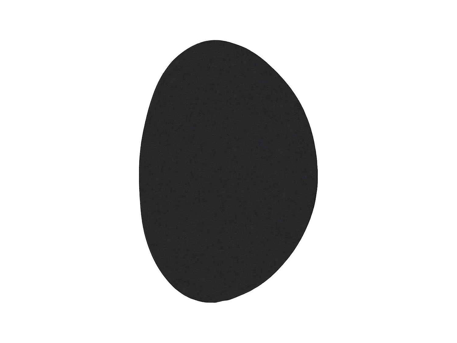 Tappeto nero 160 x 230 cm in poliestere