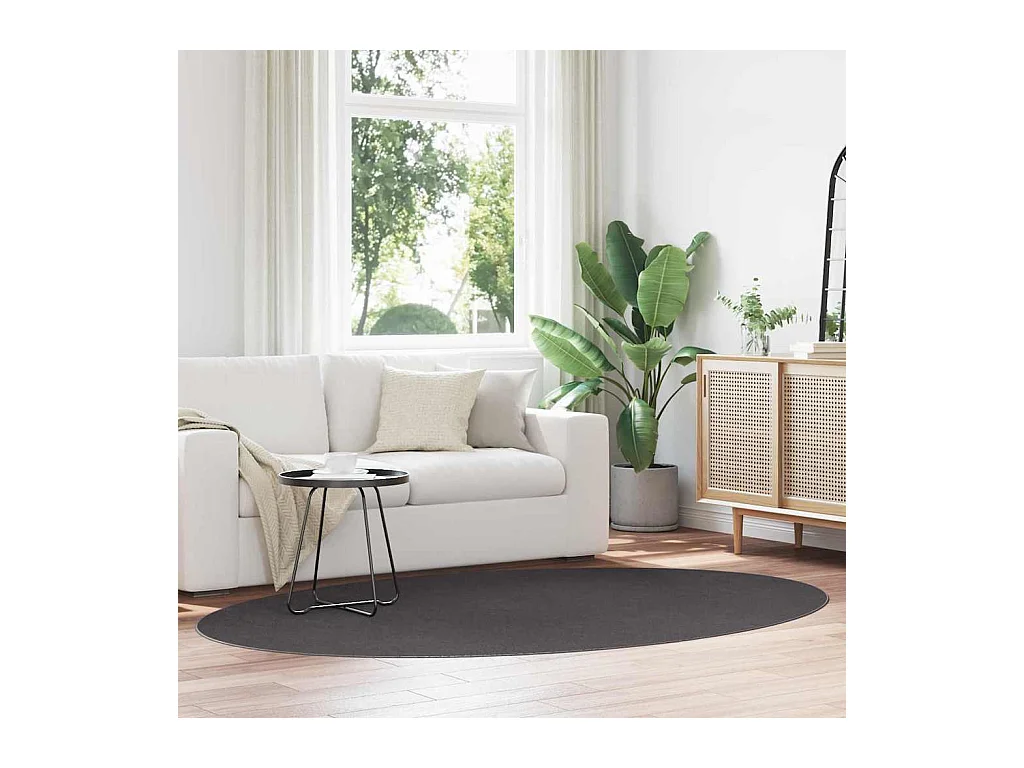 Tapis Anthracite 160 x 230 cm Polyester