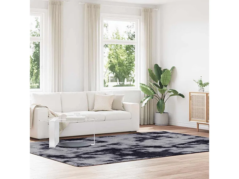 Alfombra de pelo largo NAVARRA gris oscuro 240x340 cm