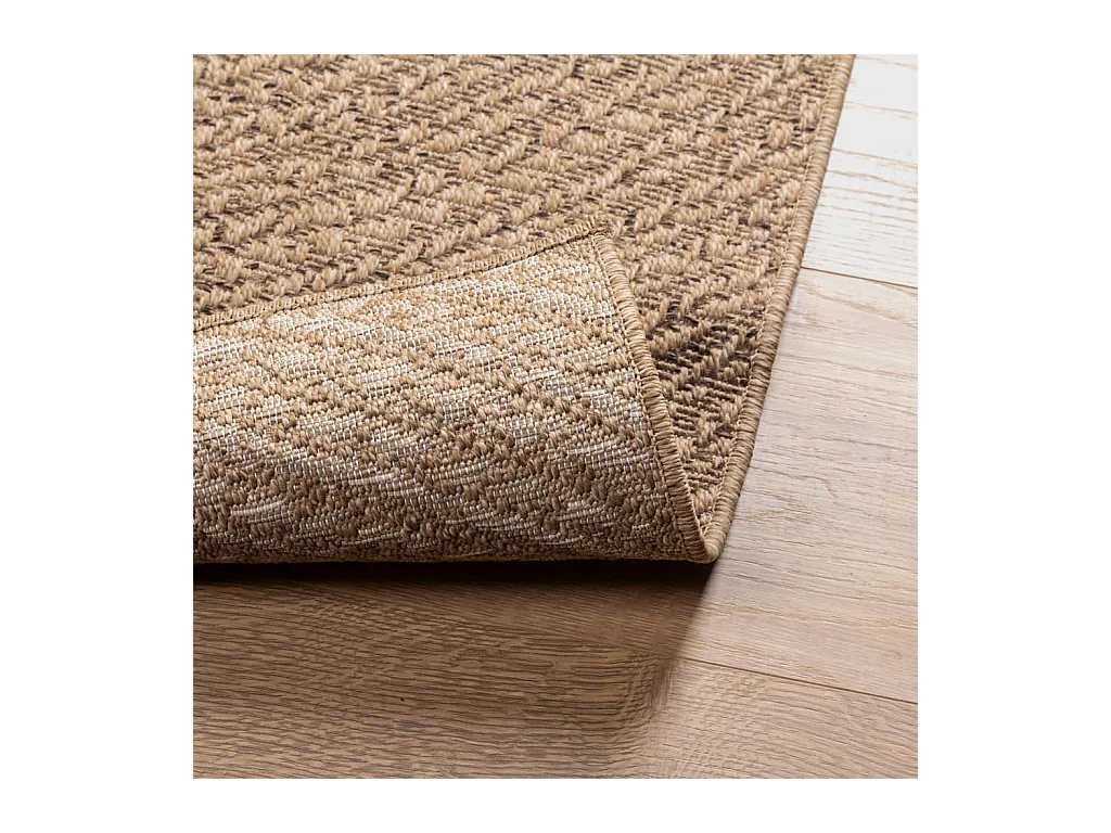 ZIZUR vloerkleed 200x290 cm jute look binnen en buiten