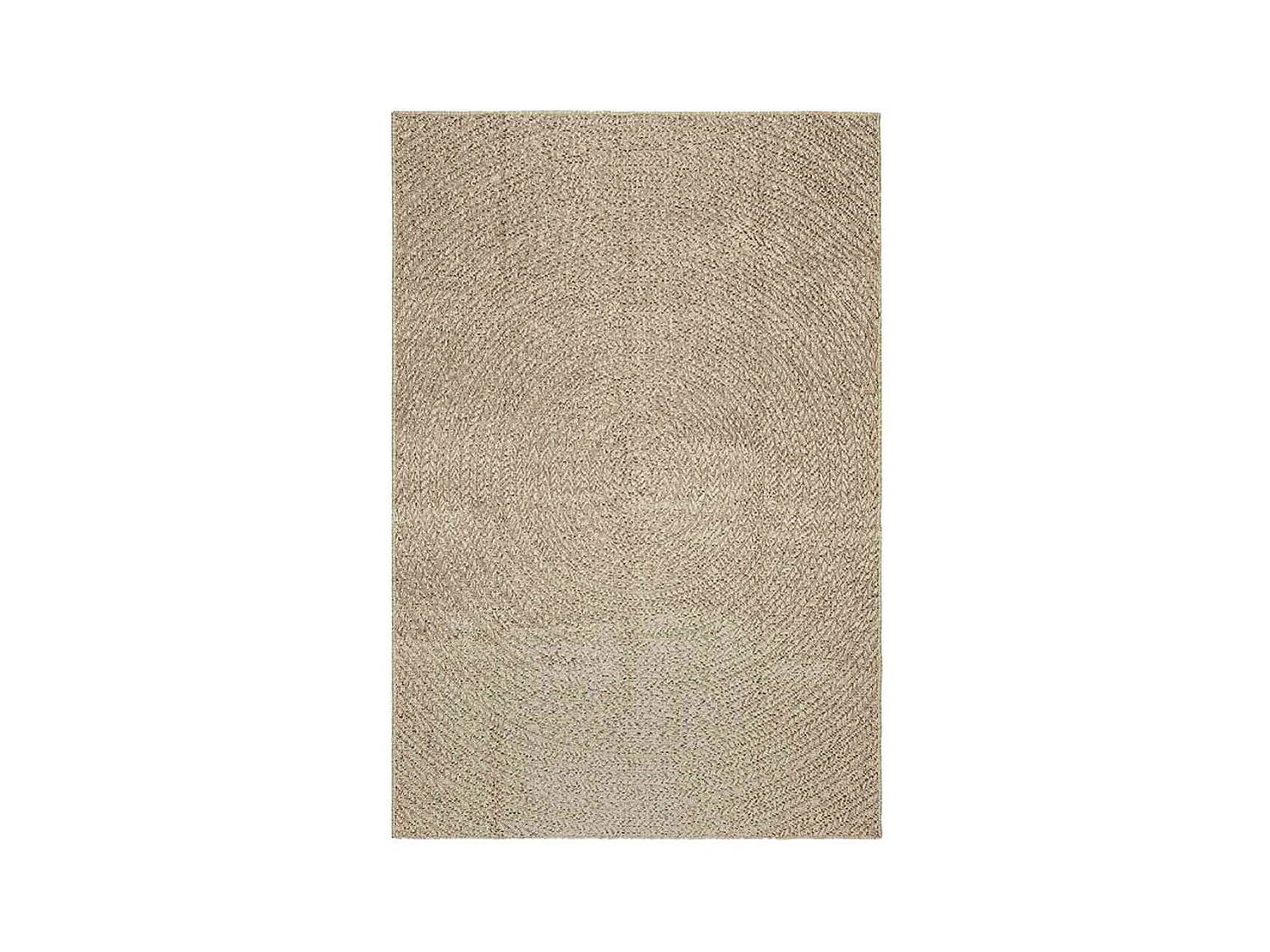 Alfombra beige ZIZUR 140x200 cm efecto yute para interior y exterior