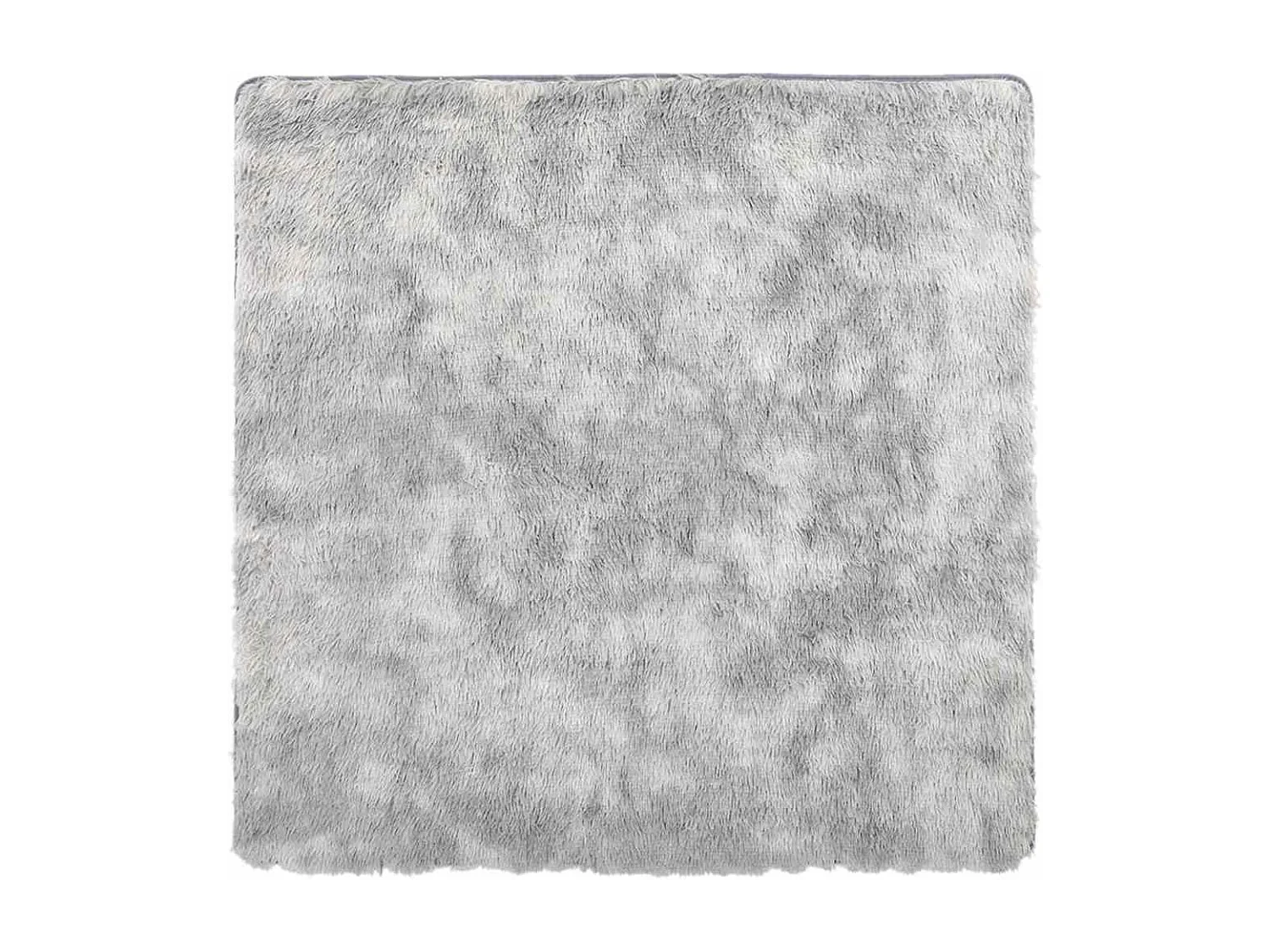 Tapis Shaggy à poils longs NAVARRA gris argenté 240x240 cm