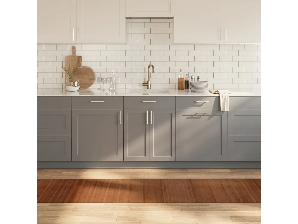 Tappeto rettangolare marrone 60x300 cm in bambù