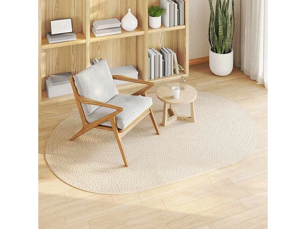 Alfombra PP color crema