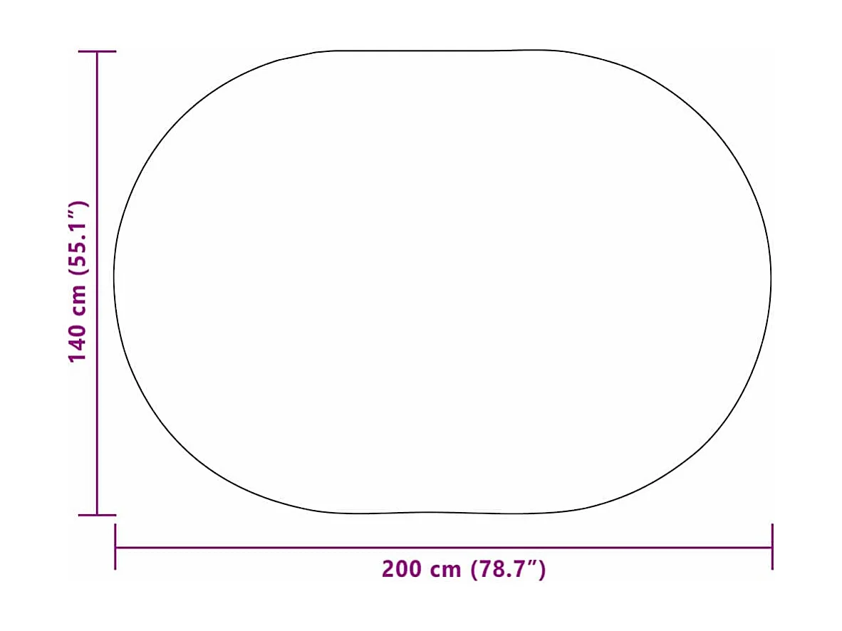 Alfombra PP color crema