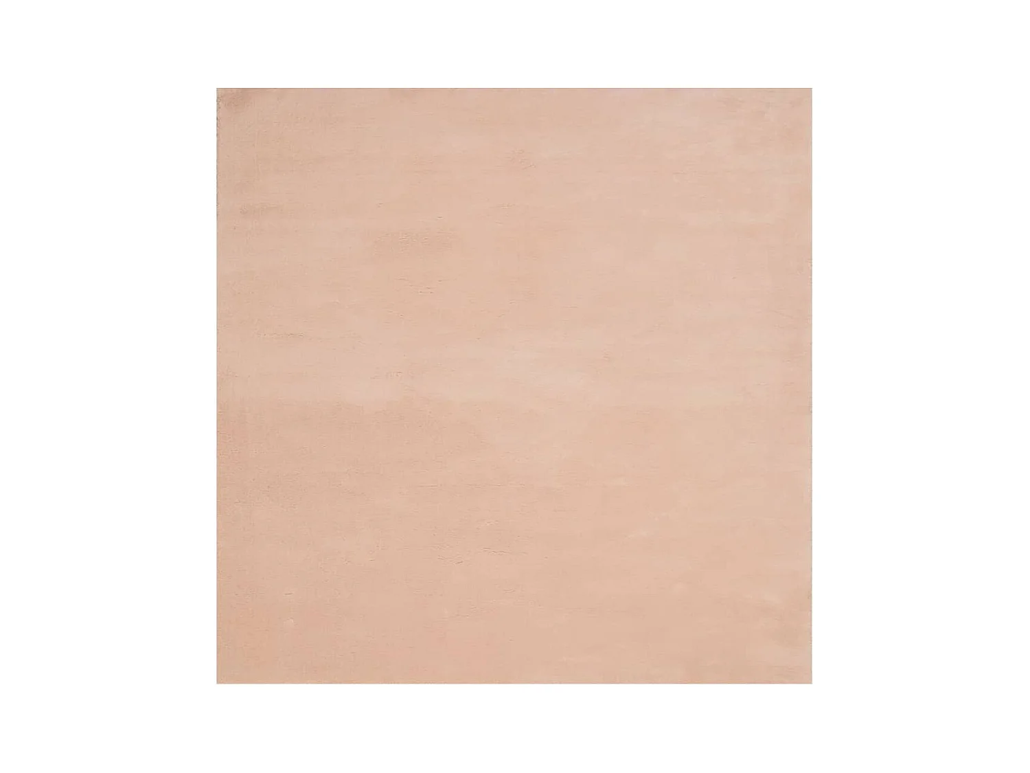 Tappeto morbido a pelo corto HUARTE lavabile rosso chiaro 160x160 cm