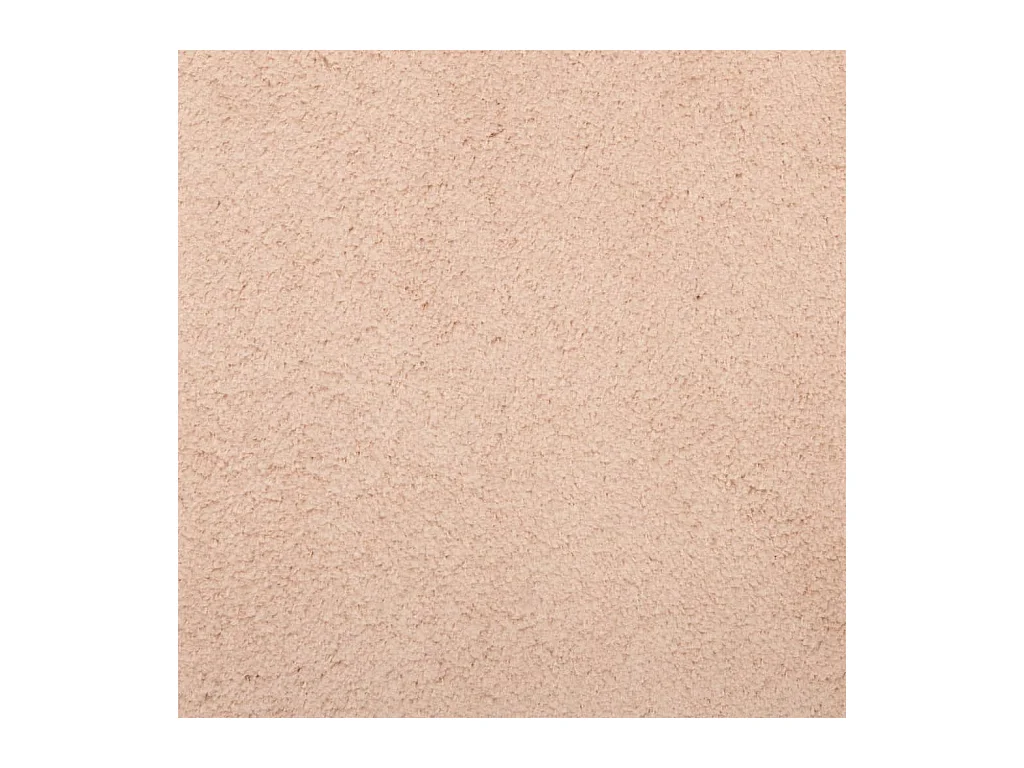 Tappeto morbido a pelo corto HUARTE lavabile rosso chiaro 160x160 cm