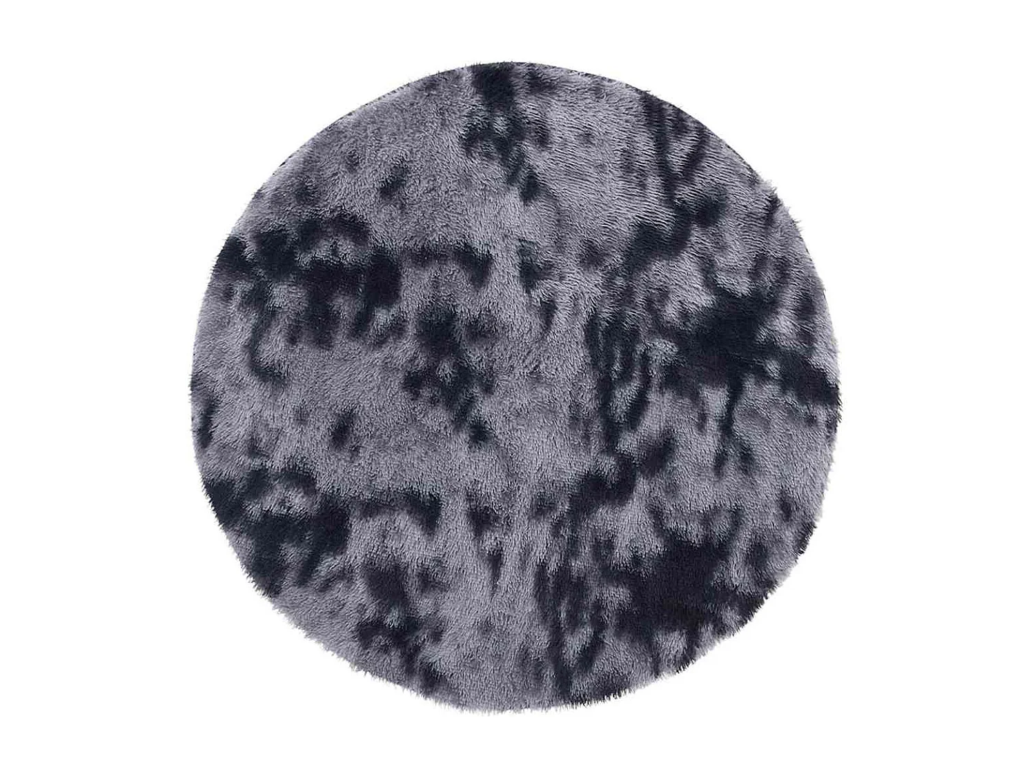 Tappeto shaggy grigio scuro NAVARRA 120x120 cm