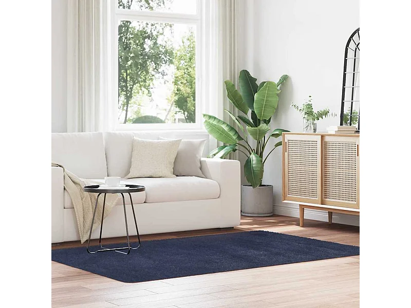 Alfombra NAVARRA Shaggy Azul Marino 130x200 cm