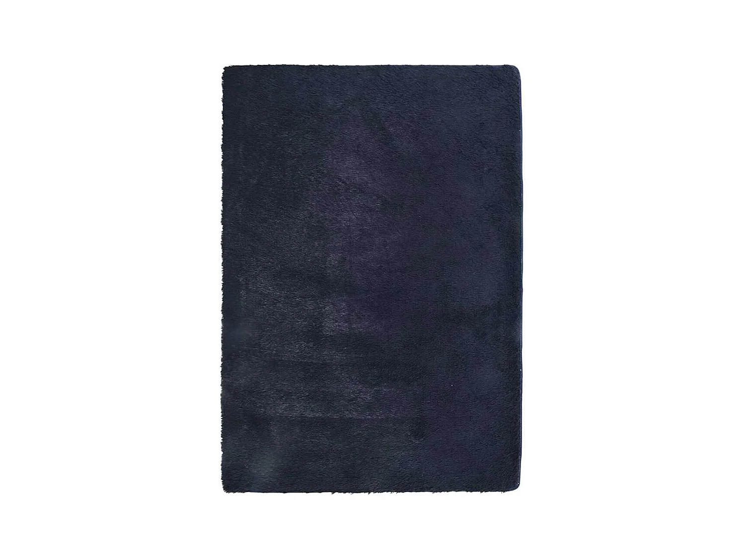 Tapis shaggy à poils longs NAVARRA bleu marine 240x340 cm