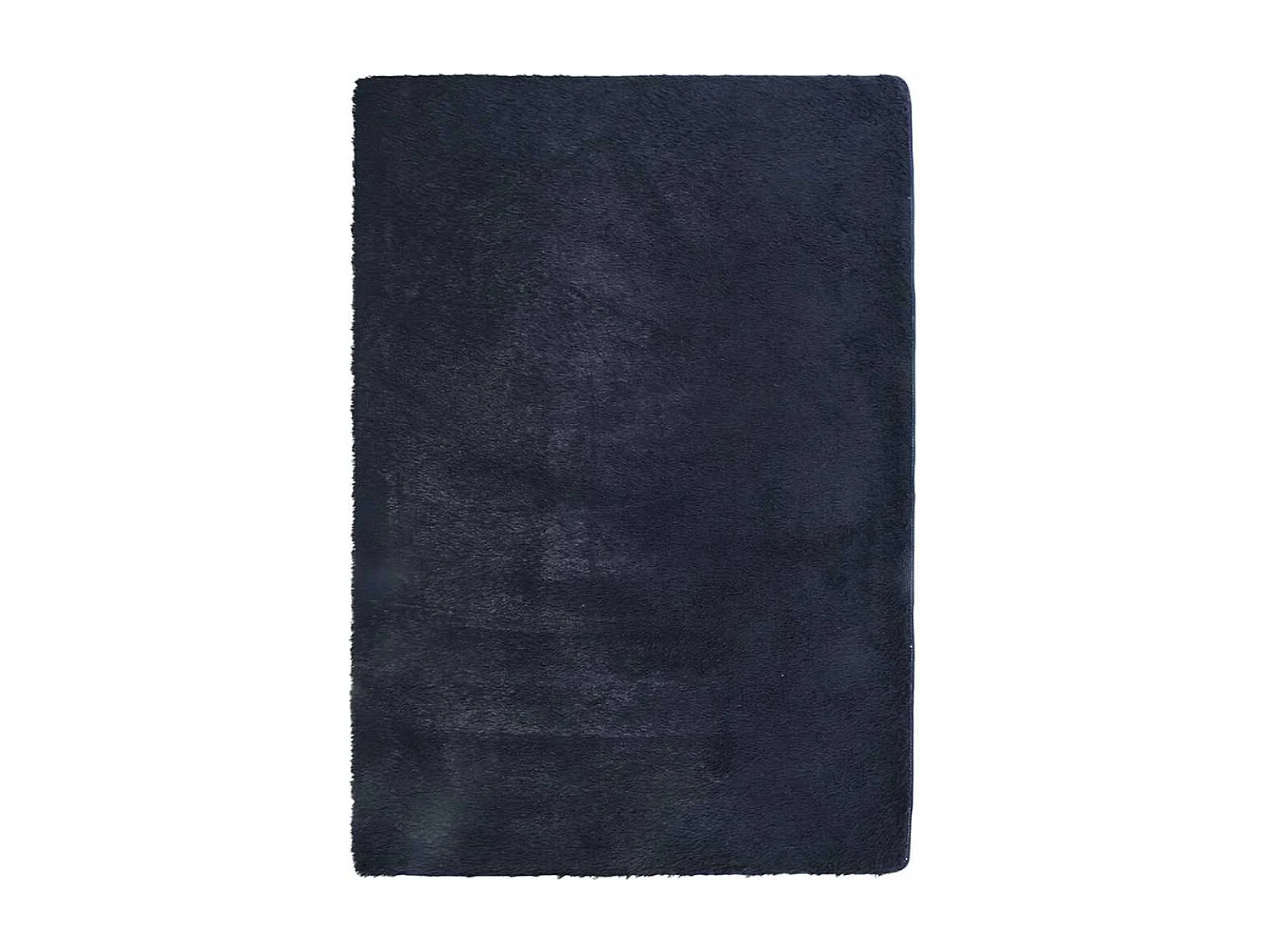 Tapis shaggy à poils longs NAVARRA bleu marine 240x340 cm