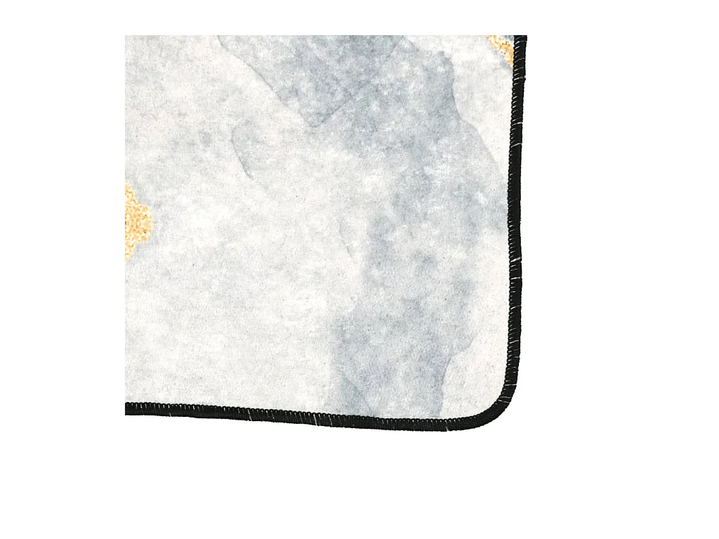 Wasbaar meerkleurig tapijt 160x230 cm antislip