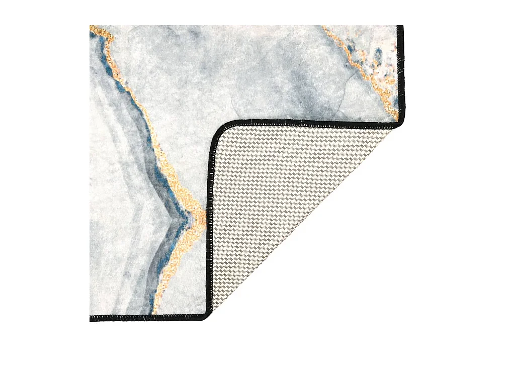 Wasbaar meerkleurig tapijt 160x230 cm antislip