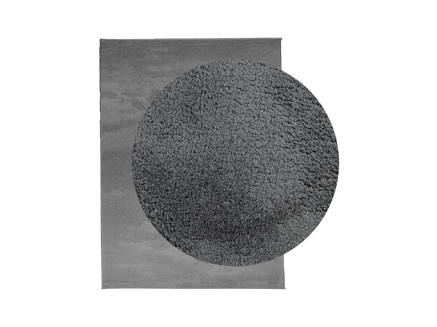 Tapis OVIEDO à poils courts anthracite 240x340 cm