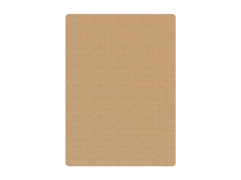 Alfombra de yute con reverso de látex 70 x 130 cm Natural