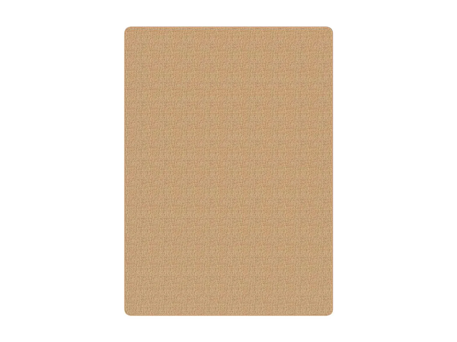 Tappeto in juta con retro in lattice 70 x 130 cm Naturale