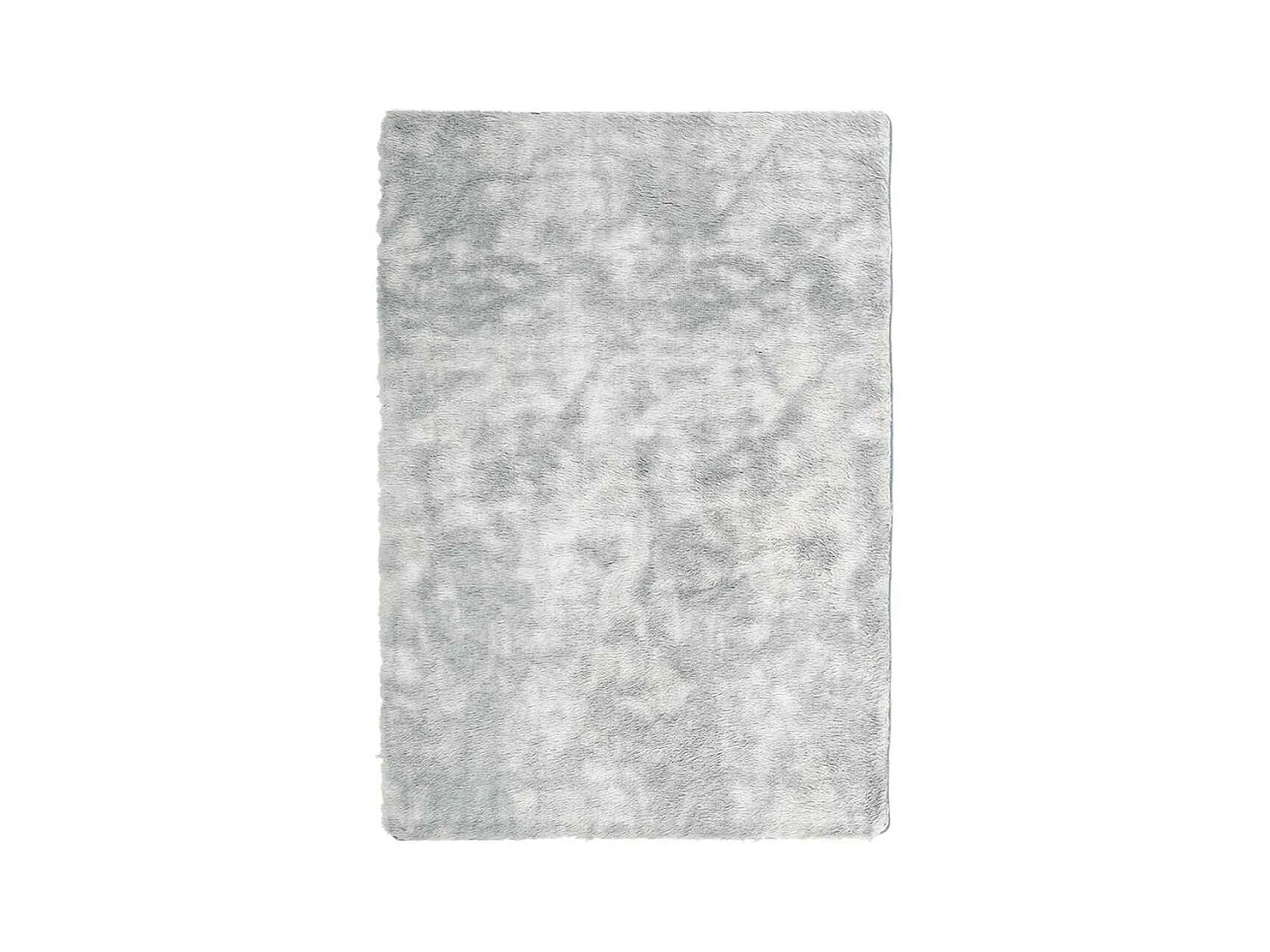 Tapis shaggy à poils longs NAVARRA gris argenté 240x340 cm
