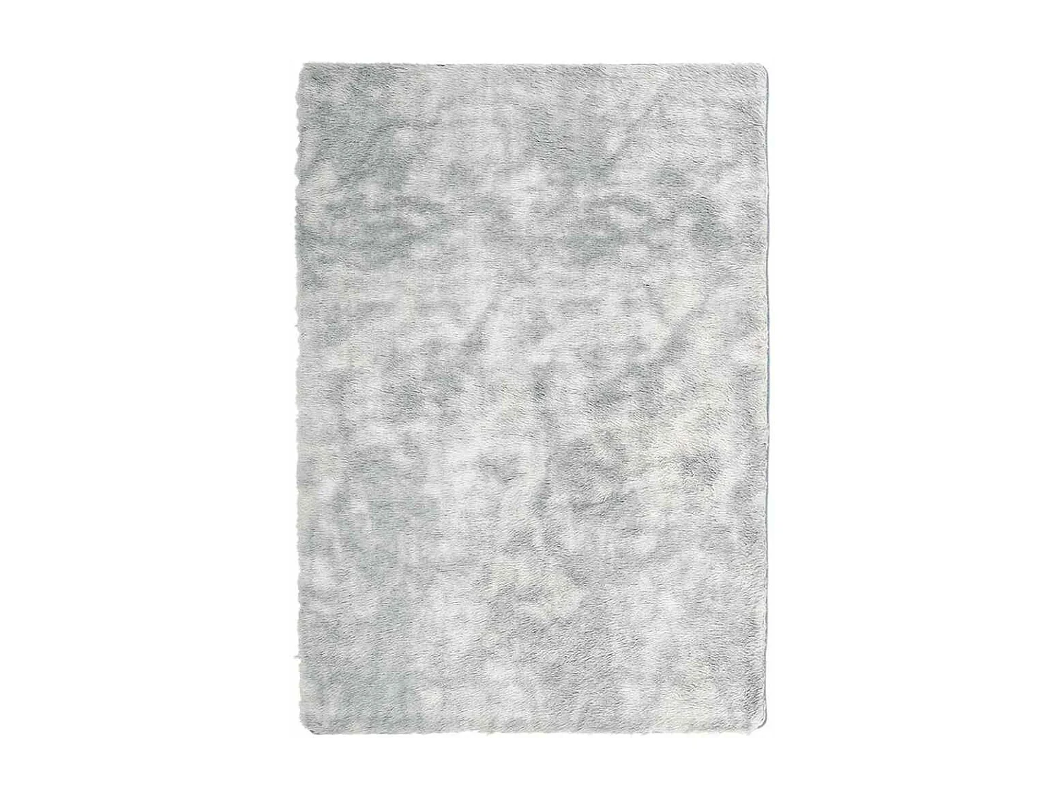 Tapis shaggy à poils longs NAVARRA gris argenté 240x340 cm