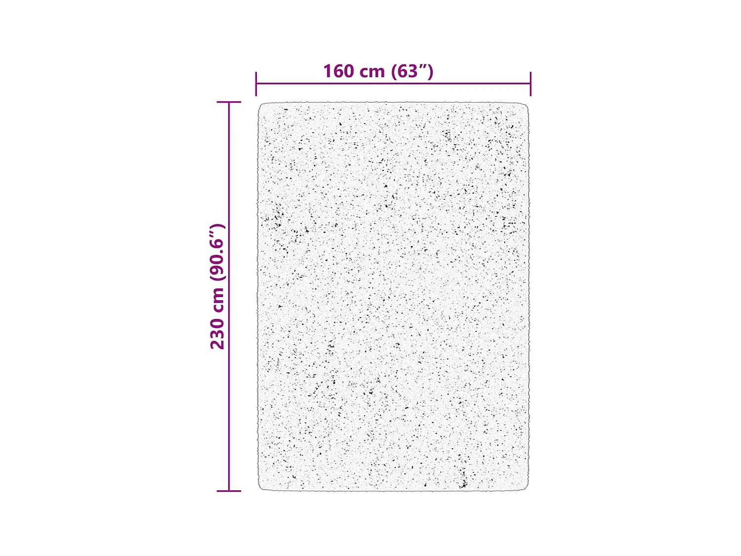 Alfombra HUARTE de pelo corto suave y lavable roja 160x230 cm