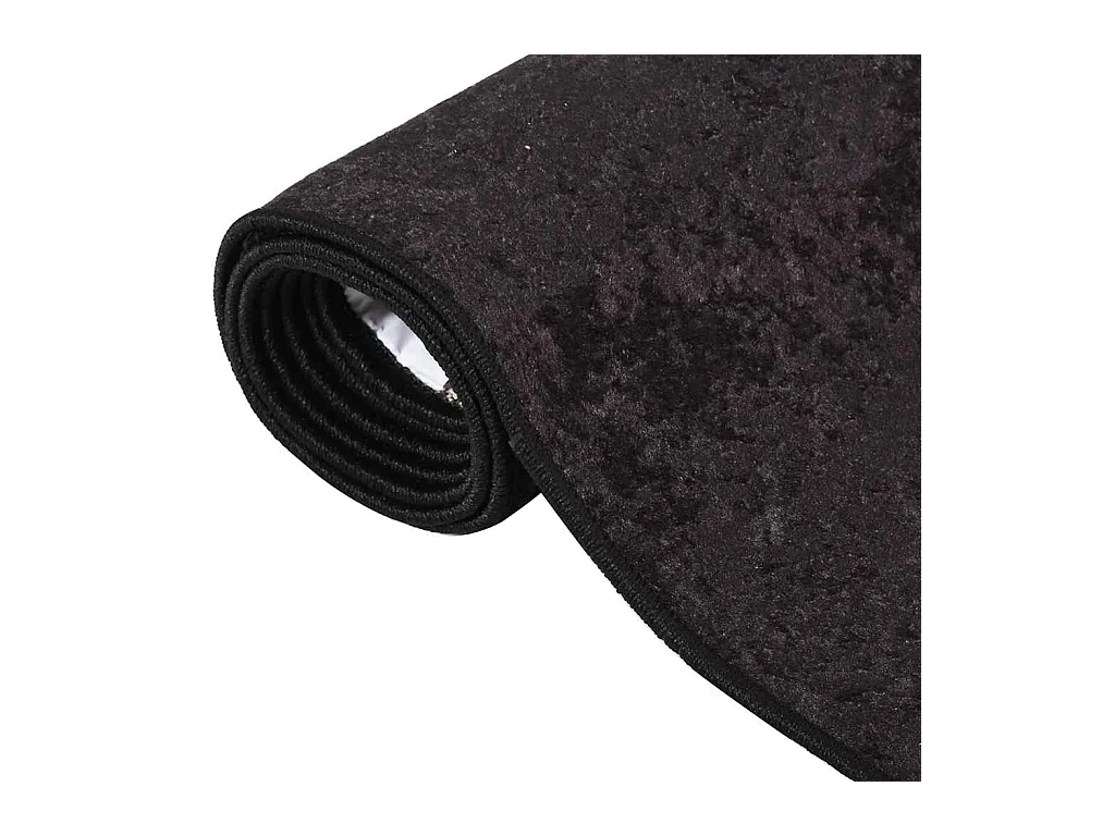 Tapis lavable antidérapant 160x230 cm anthracite