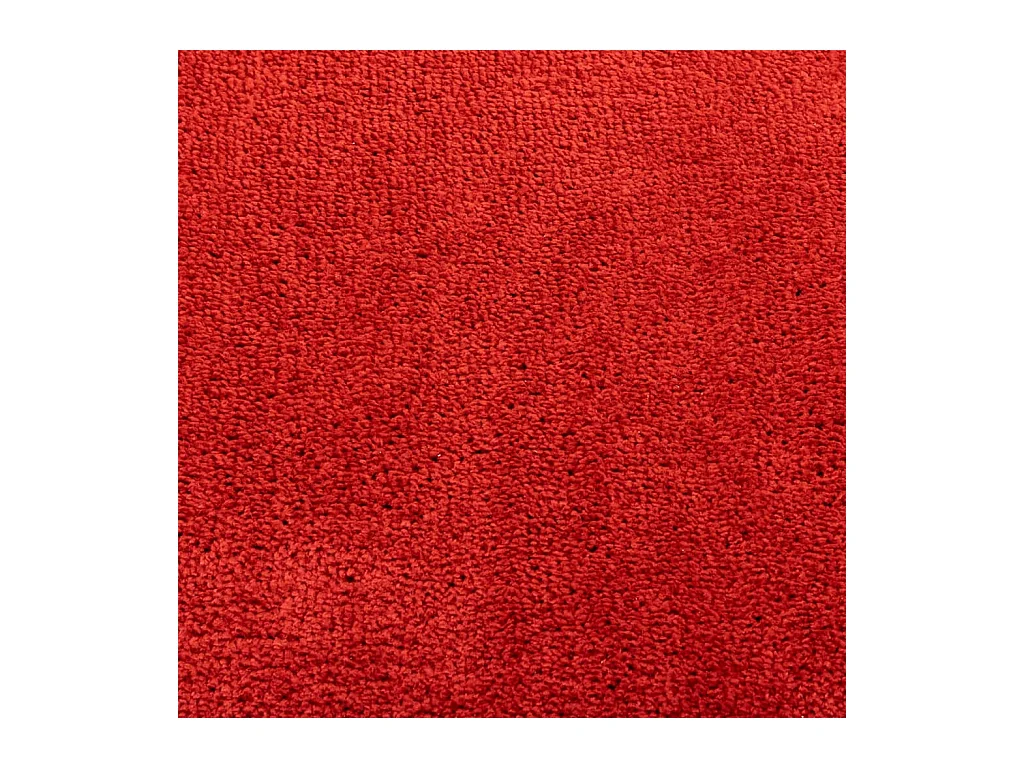 Alfombra OVIEDO pelo corto roja 160x230 cm