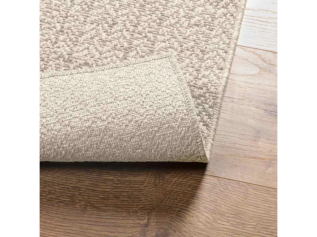 Tappeto ZIZUR crema 200x290 cm effetto juta interno esterno