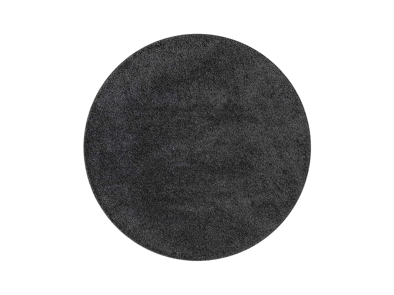 Tapis Gris foncé 160 x 160 cm Polypropylène