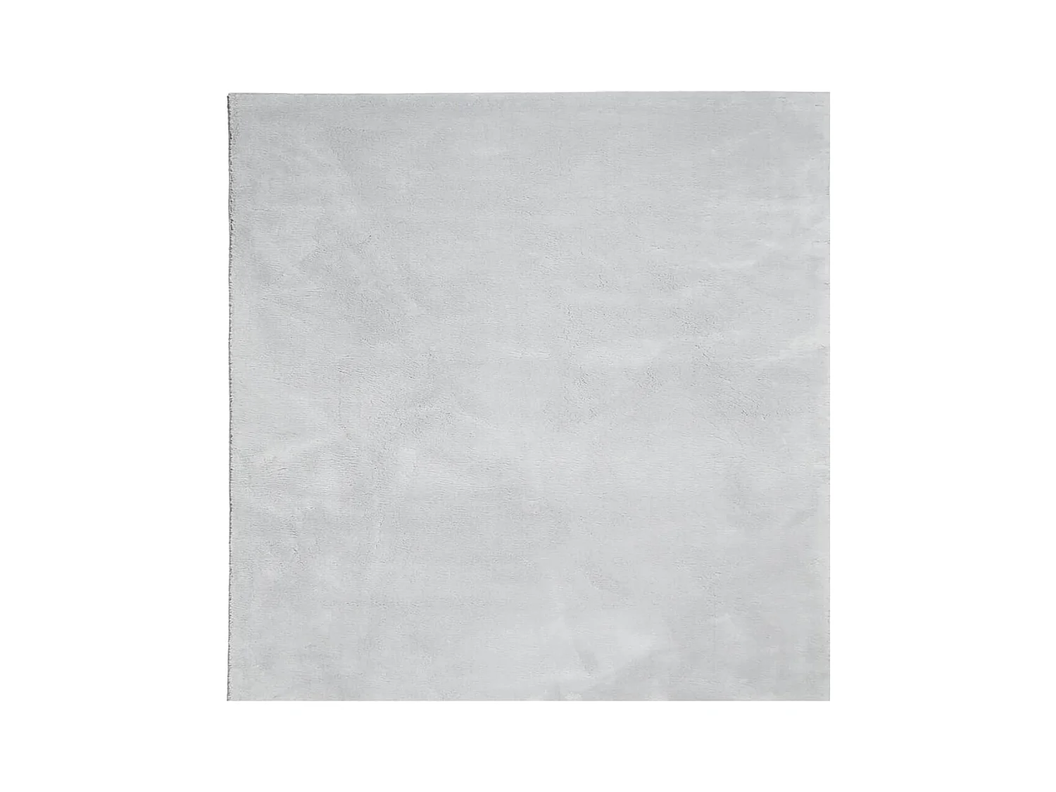 HUARTE zacht en wasbaar laagpolig vloerkleed in grijs 240x240 cm